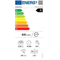 Whirlpool Πλυντήριο Ρούχων 9kg με Τεχνολογία Ατμού 1400 Στροφών FreshCare+ FFD 9479 BV EE
